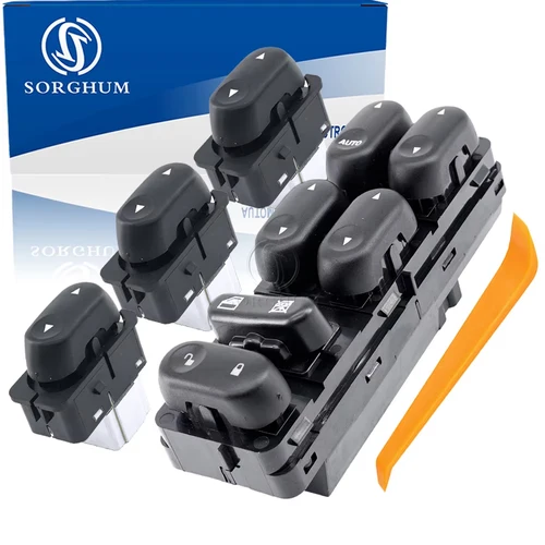 Imagen 1 del producto SORGHUM 3L8Z-14529-AAA YF1Z-14529-ABA interruptor de ventana izquierda del conductor botón del pasajero para Ford F250 F350 Escape Mariner Mazda Tribute