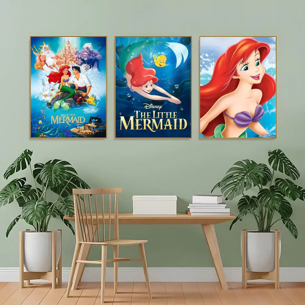The Little Mermaid Poster Poster Artistic Stylish Wall Art For Home Office Bathroom‌ Decor Living