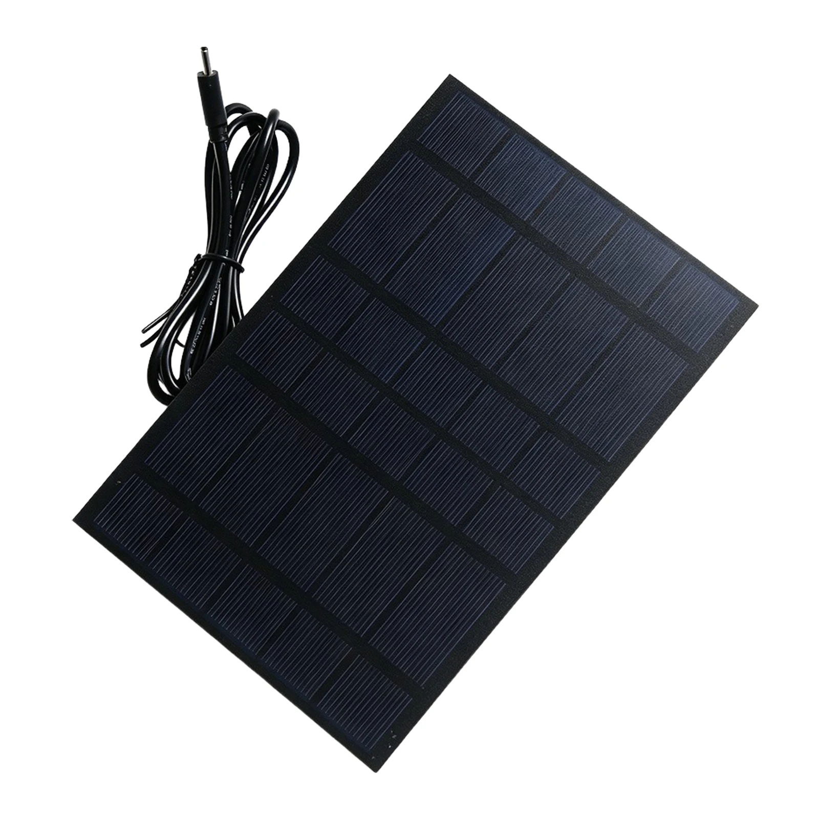 2.5W 5V Portable Solar Charger Type C Output Solar Panel Power Backup Solar Charging Panel for Camping Hiking Outdoor Adventures - view 6
