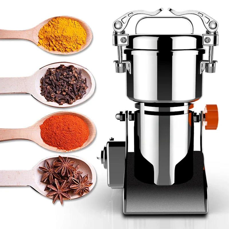 300G crusher Small stainless steel traditional Chinese medicine grinding ultra-fine traditional Chinese medicine powder machine