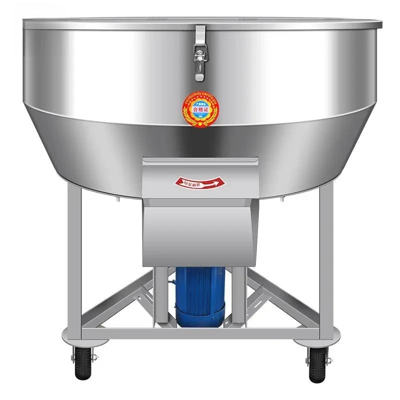

【Best-selling】Thickened Stainless Steel Feed Mixer Plastic Granule Powder Mixing Machine Farming Dry and Wet Vertical Mixer