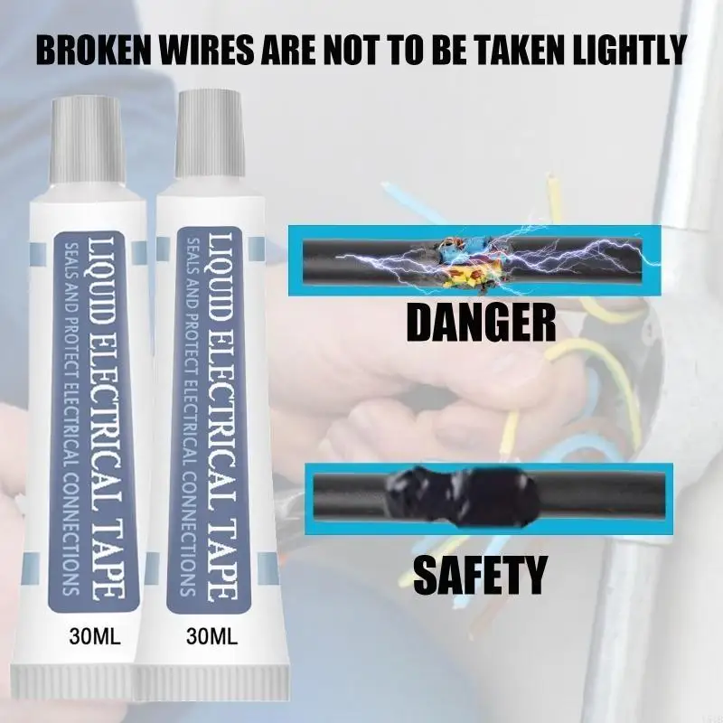 Y51B 30ml液体断熱電気テープ断熱ワイヤ修復高温耐性炎遅延防水接着剤