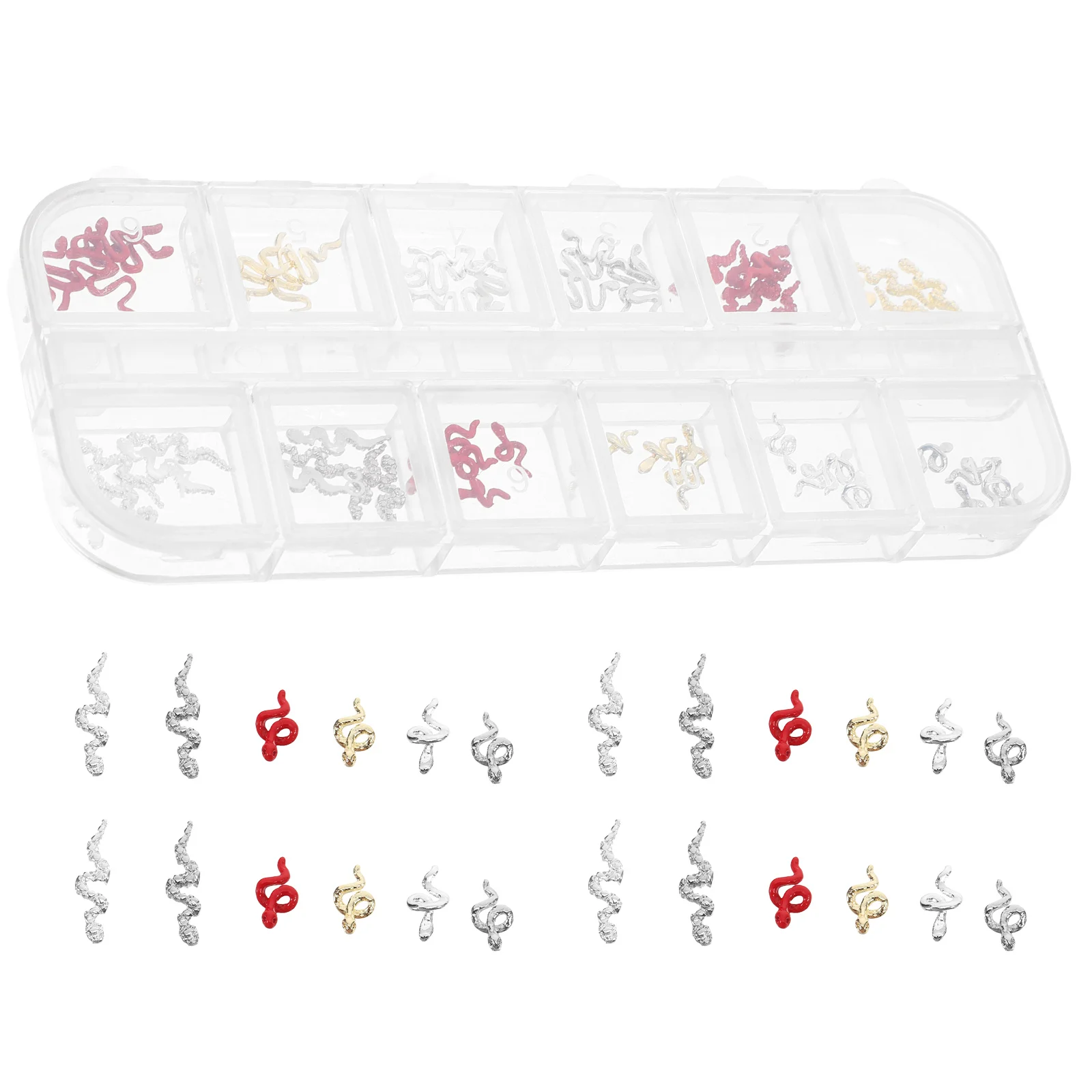 

Shape Nail Charms Unique Design Longlasting Material Decorative Accessories Versatile Styles Nail Jewelry
