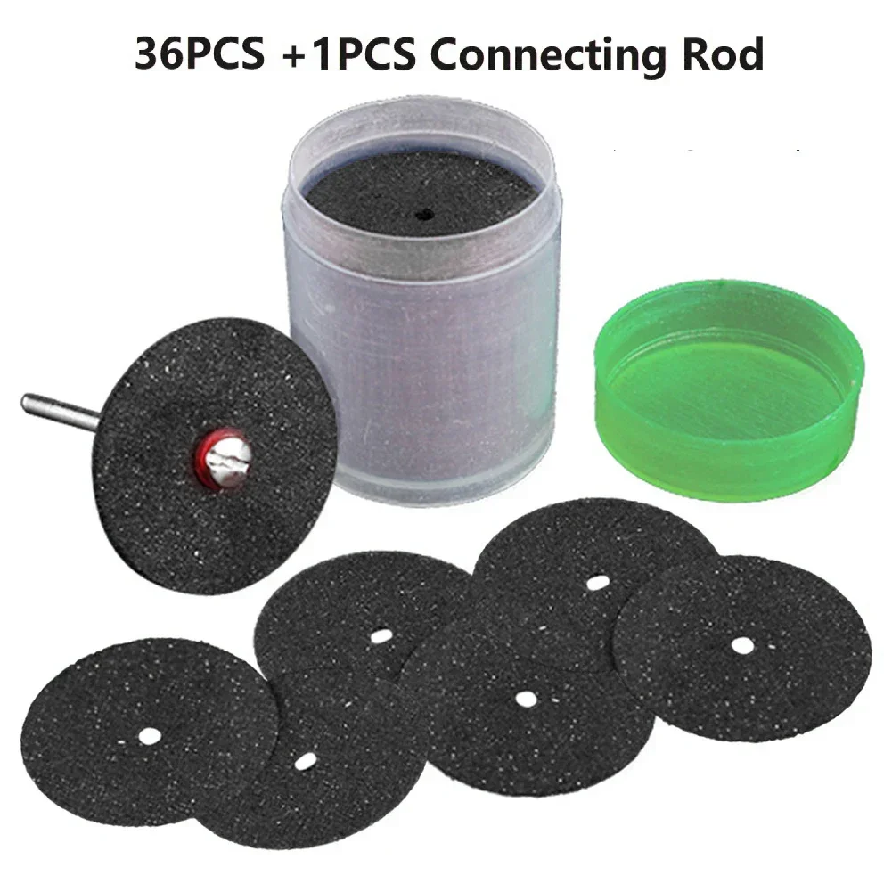 36pcs/set 24mm Abrasive Cutting Discs Grinding Wheels For Rotary Tools Electric Metal Wood Cutting Tool