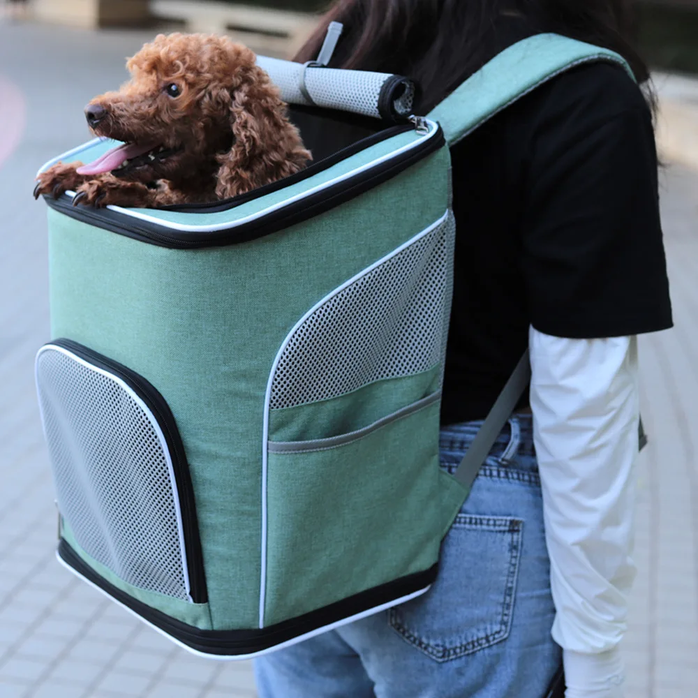 

Pet Carrier Backpack Portable Carrier Bag for Small Dogs and Cats Ventilated Safety Foldable Outdoor Dog Backpack Pets Items