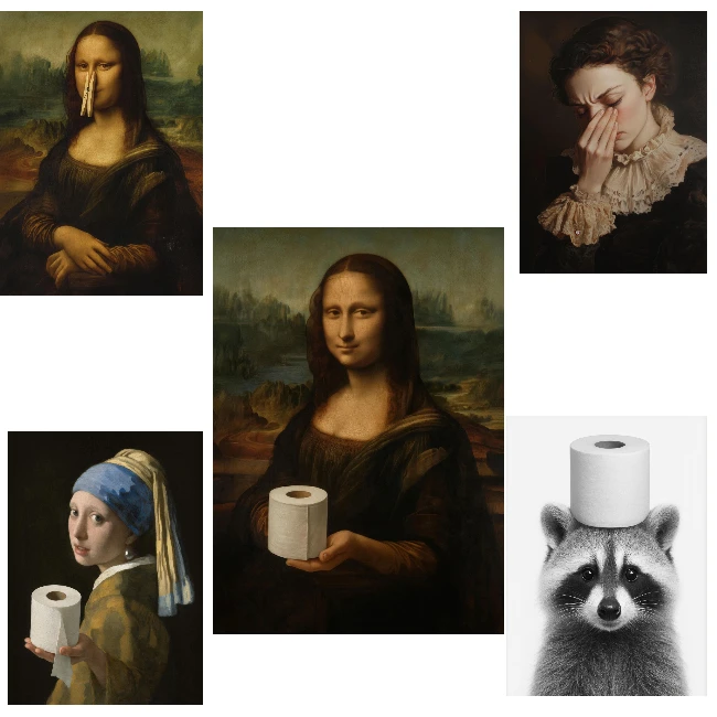 

500/1000/1200/2000PCS Jigsaw Puzzles Funny Portrait Bathroom Family Activity Games for Gameroom Bedroom Home Decor Gift