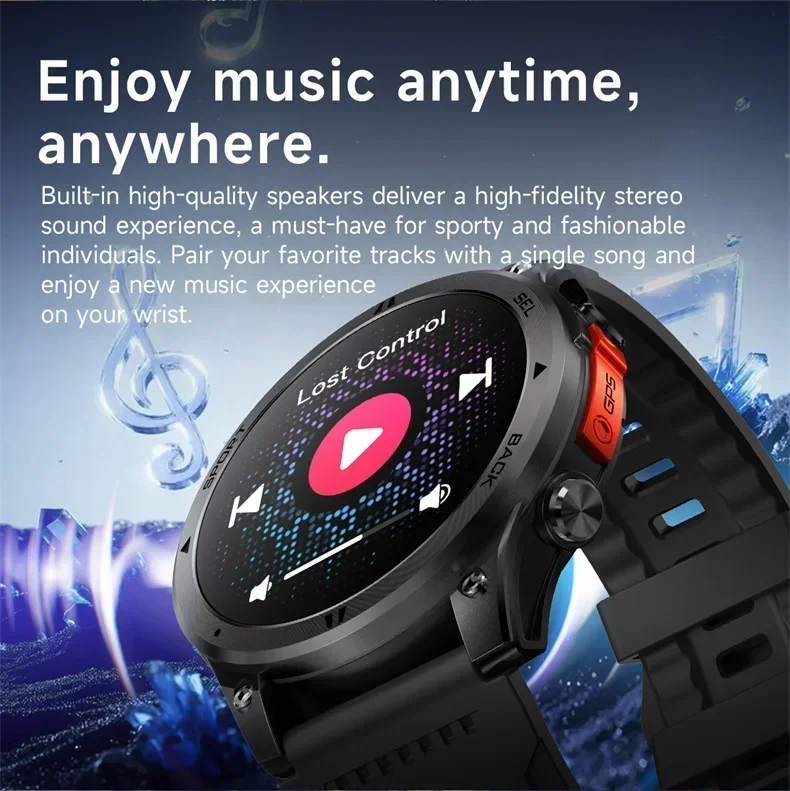 Smartwatch militar com gps rastreamento chamadas bluetooth_voghion.com