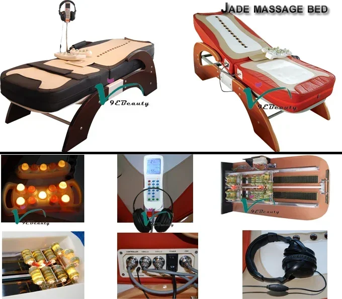 electric jade roller massage bed