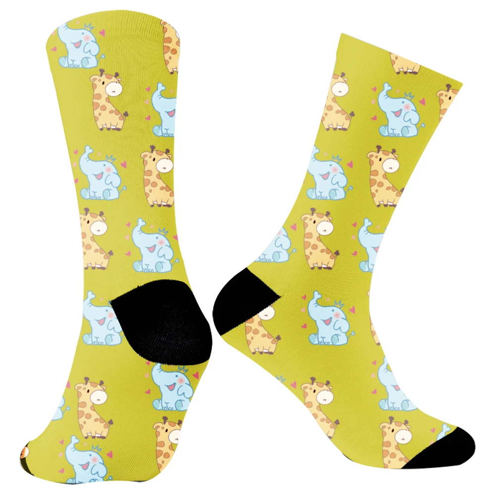 Chaussettes en coton pour Halloween, avocat, sushi, nourriture, mode, Harajuku, nouveau, art imprimé, mignon, hiver, 2024