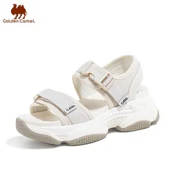 GOLDEN CAMEL Women's Sandal Summer 2023 Fashion Thick-soled Beach Shoes Sandals For Women Flip Flop Slippers Breathable Non-slip