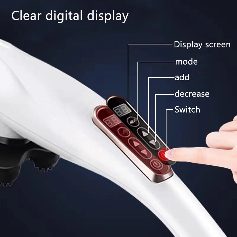 2024 Multi-functional Deep Tissue Body Massager Handheld percussion muscle pain relief professional electric massager