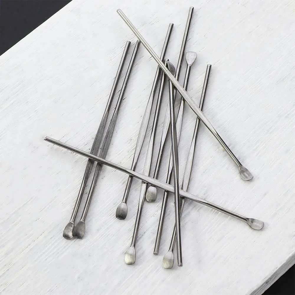 Art Design Practical EarPick Cleaner Care Tool Wax Curette Remover Stainless Steel 10PCs Ear Pick