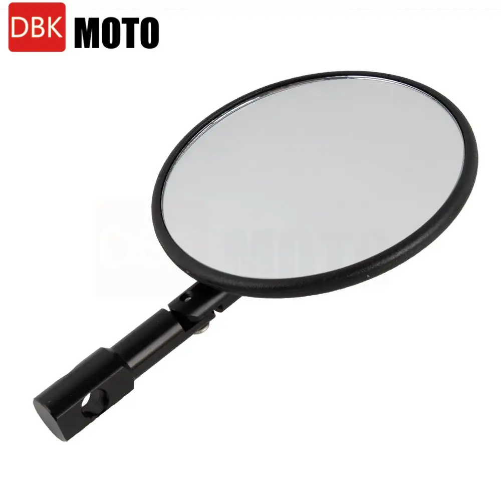 Universal Black Round Mirror Replacement M8 M10 Handlebar End Mirror Convex Handle Bars Rearview Mirror For Honda For KTM - Image 5
