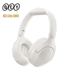 QCY H3 Lite ANC Wireless Headphones Active Noise Cancelling Over Ear Headset Bluetooth 5.3 Earphones 40mm Driver HiFi Sound 60H