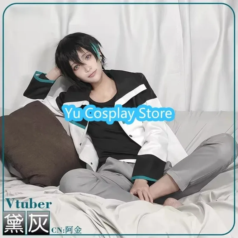 

Yu-Cosplay Mayuzumi Kai Cosplay Costume Fancy Outfits Top Pants Coat Vtuber Clothing Halloween Carnival Uniforms Custom Made