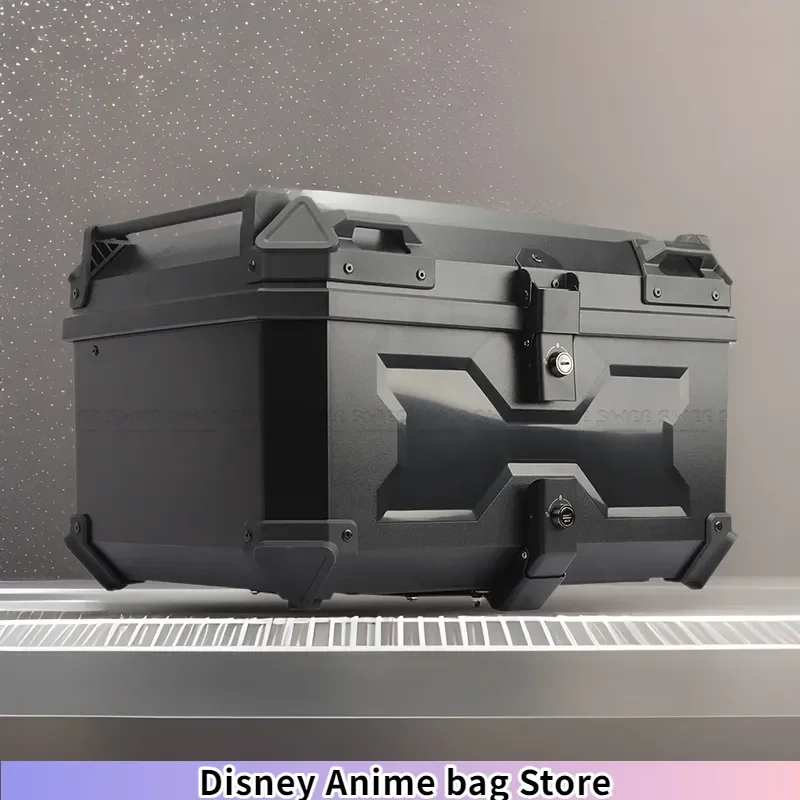 45L 58L Motorcycle Tail Box High Strength Abs Plastic Luggage Box Electric Bike Quick Release Waterproof & Impact Resistant Case