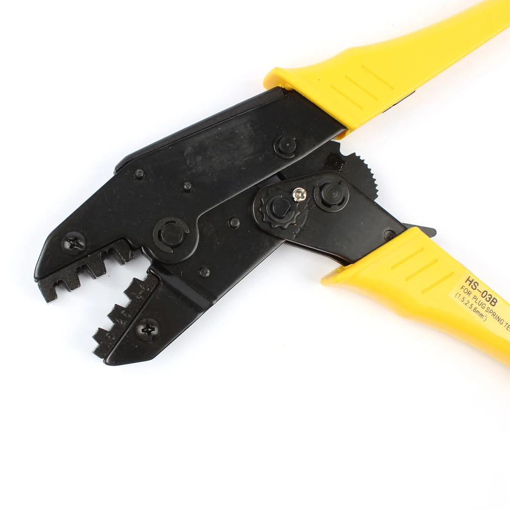 Imagem -02 - Estilo Europeu Ratchet Crimping Tool Wire Stripper Crimping Alicate Alicate de Mão Hs03b 1.56 mm Hs-03bc