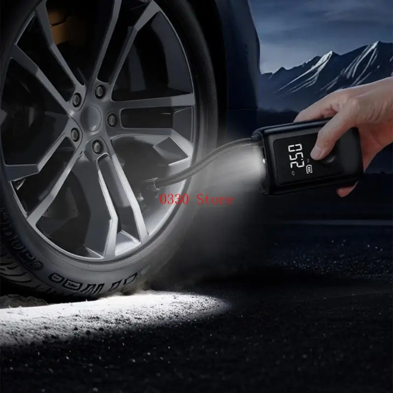 

Lightweight easy carry Air Compressor Digital Air Pumps Tool for Home & Travel Use