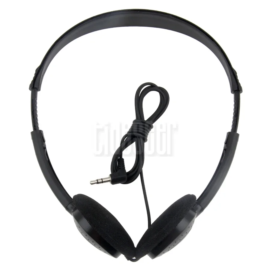 100pcs/lot 3.5mm Wired Stereo Headphones Adjustable Economical Headset Music Earphones For School Kids Hospital Library Gyms