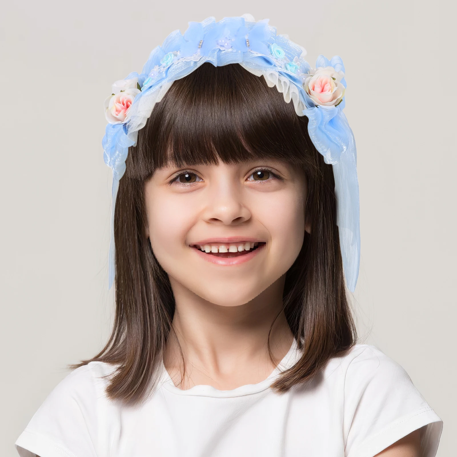 

Lolita Headband Lace Bow Vintage Pearl Girls Hair Accessories Childrens Party Masquerade Cosplay Retro Elegance Soft Comfortable