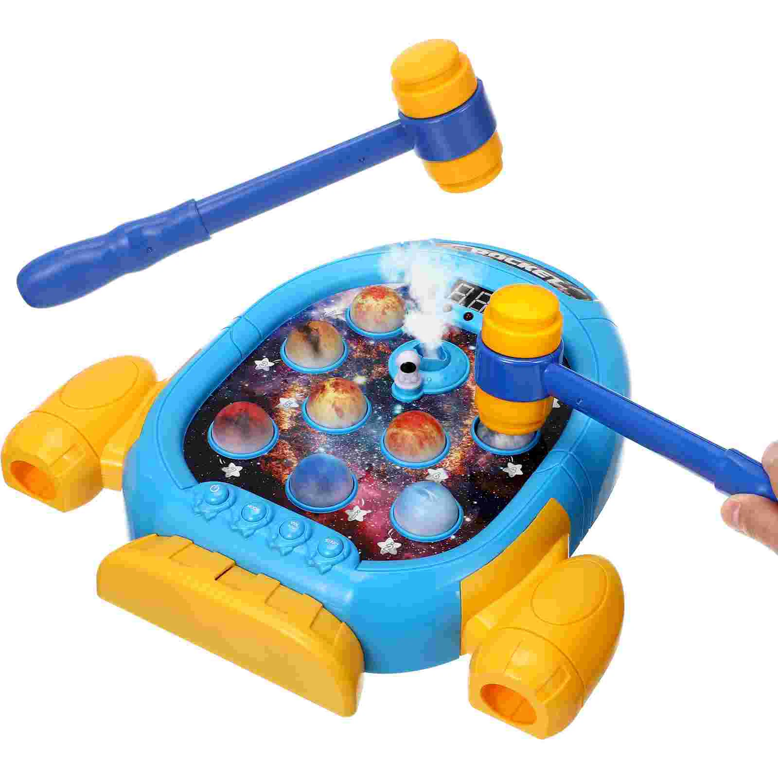 

Toy Space Toys Toddler Pounding Kids Interactive Automatic Knocking Plastic Educational Hammer Whacking