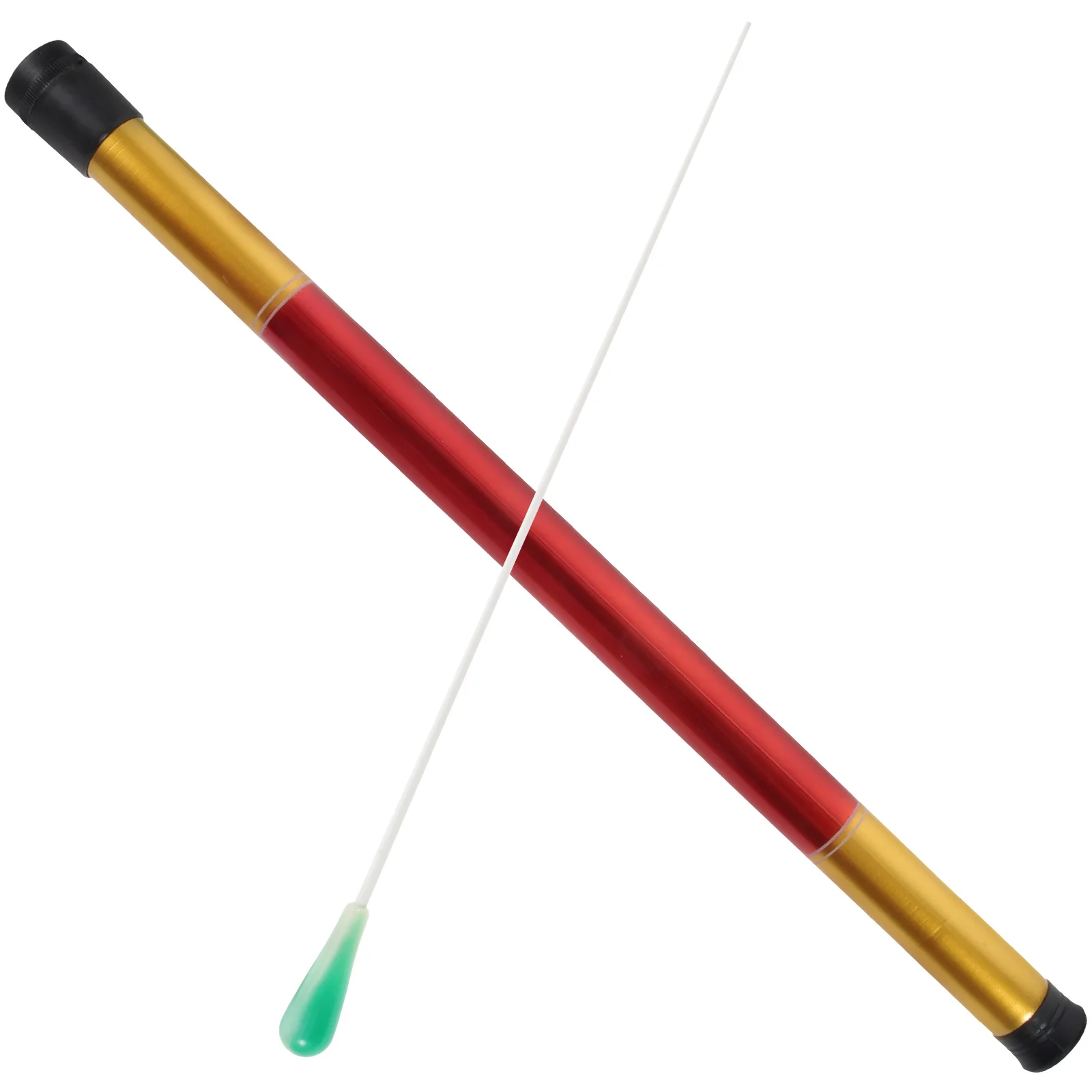 

Concert with Storage Cylinder Baton Barrel Pocket Trumpet Portable Marching Conduct Metal