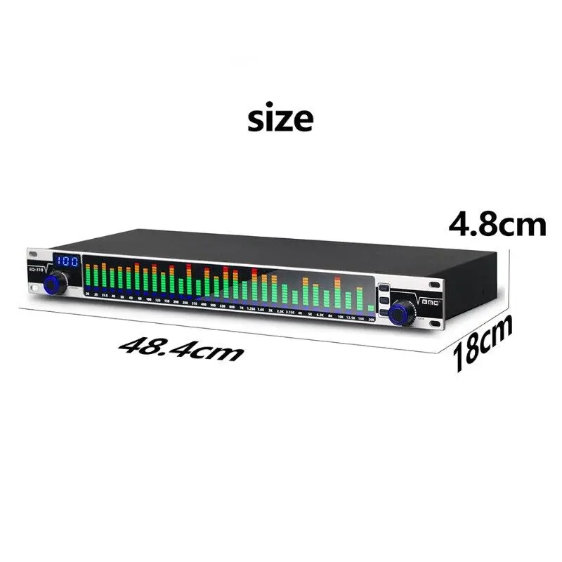 Alto e Baixo Baixo LED Banda Display Gráfico, Ajuste Independente, Início Ktv