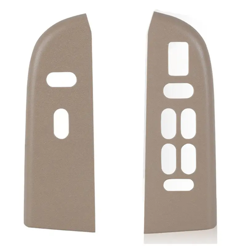 Front Left+ Right Door Window Switch Panel Bezel Lift Cover For Ford Expedition 2004- 2006 Brown2l1z-14524AAA