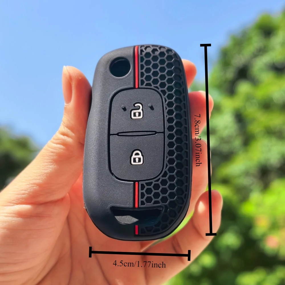 Fashion Car Folding Key Case Cover For Renault Kadjar Captur Megane Sandero Stepway Logan Clio 5 Arkana Kwid Protected Shell