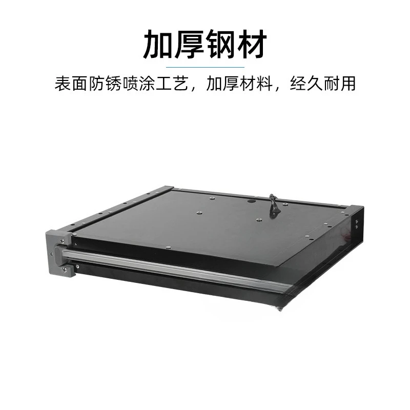 Flat push step, single layer shrink step trailer