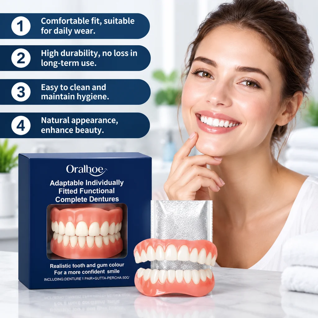 Oralhoe Denture Modification Set Enhances The Natural Safe Convenient Beauty Of Smile Comfortable Tooth Modification Denture Set