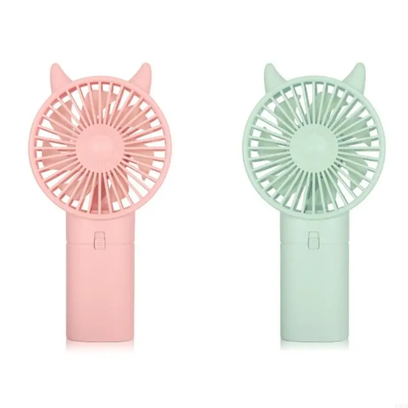 P9JB Mini Handheld Fan Cute Design Small Personal Portable Fan for Stylish Kids Girls Women Men Indoor Outdoor Travelling