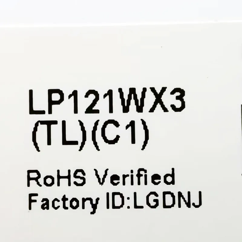 Grade A+ LP121WX3 TLC1 1280(RGB)×800 30 pins 12.1 inch Laptop lcd screen replacement display Panel