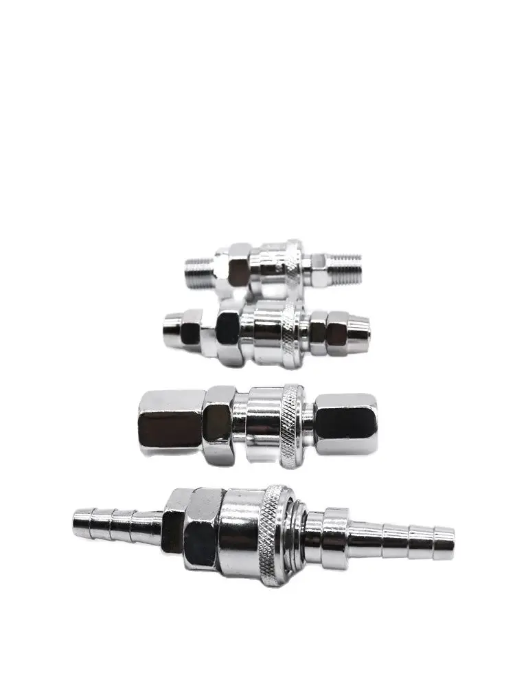 5pcs C-Type Quick Coupler PP20 Male with 8x5mm Air Hose & Fast Connect PU Tubing PP30/40/10MM for Woodworking Tools