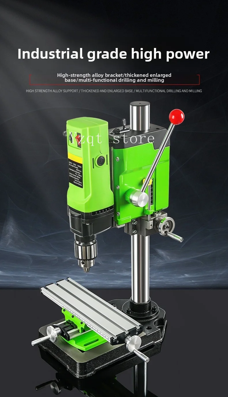 Miniature Mini Bench    Small Drilling and Milling Machine Household Multifunctional Industrial Grade Tools 220v