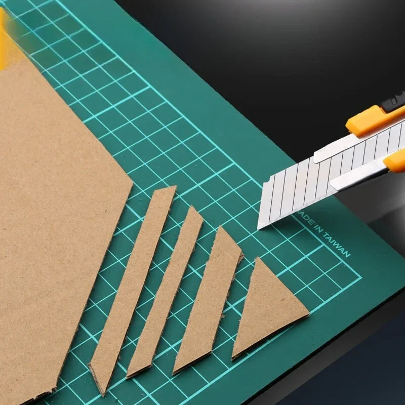 سكين حرفي، قاطع ورق كبير من الفولاذ المقاوم للصدأ، سكين ورق حائط صناعي سميك، سكين أدوات، سكين سريع