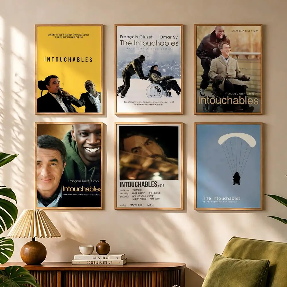 Póster de Lienzo con Pintura y Caligrafía de Los Intouchables, Decoración Estética para el Hogar, para la Sala de Estar