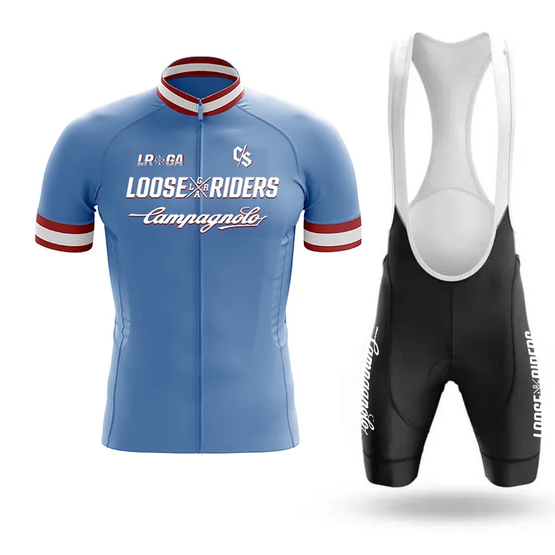 2025 conjunto de camisa da equipe campagnolo verão camisa mtb ciclismo camisa uniforme bolsa ropa ciclismo masculino solto piloto camisa