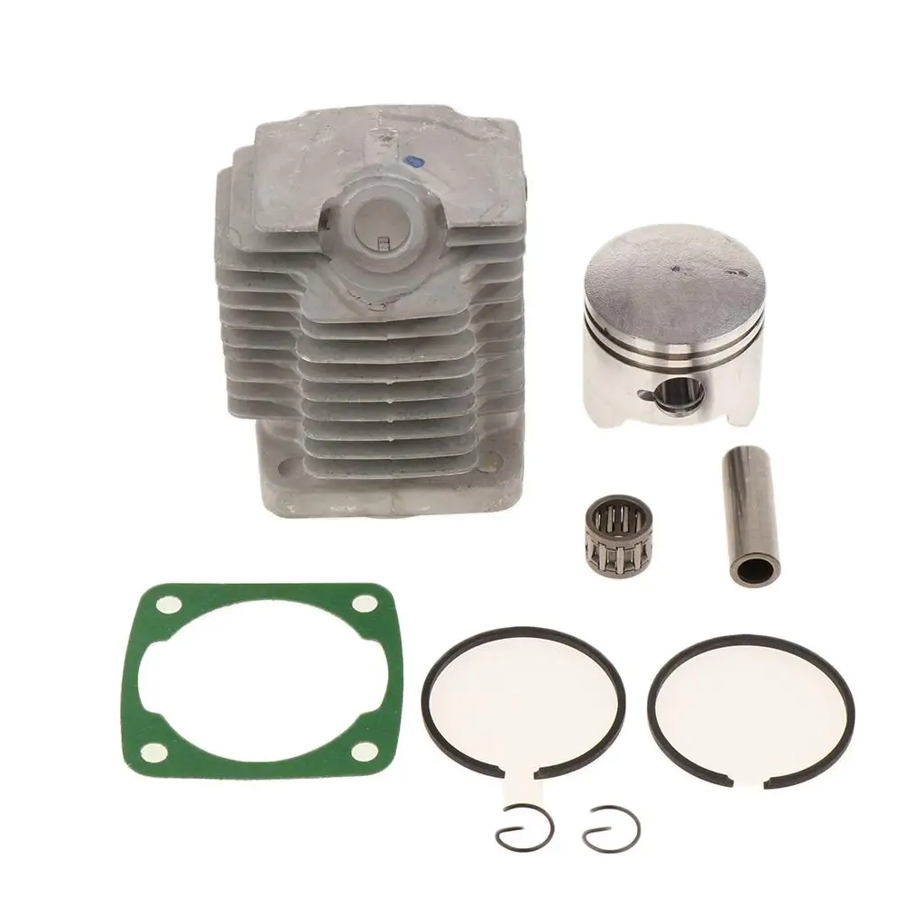 Kit de piston de tête à intervalles avec anneaux, clips de goupille pour moteur 2 temps 49cc, moto RL Pocket D343, vélo