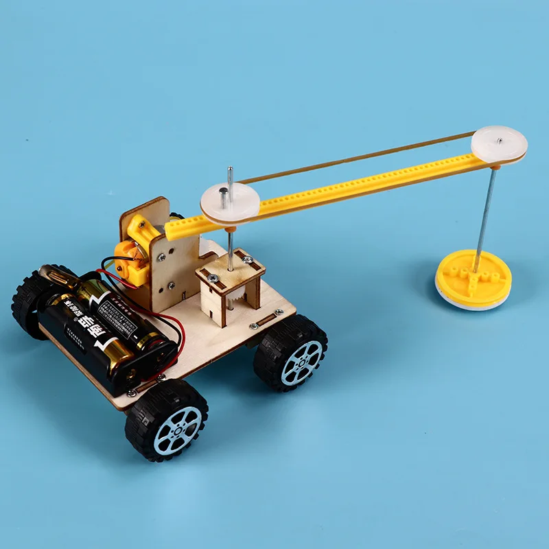 DIY Assembled Handmaking Electric Model Toys Sweeper Truck Garbage Cleaning Vehicle for Projects Science Experiment Kit G148