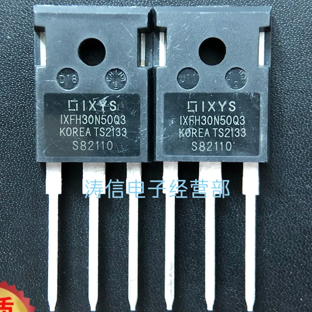 

10PCS/Lot IXFH30N50Q3 MOS TO-247 500V 30A Best Quality Imported Original