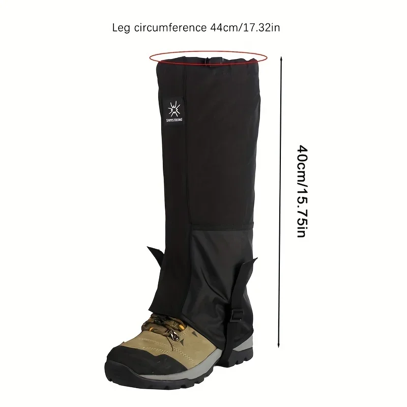 2PCS Waterproof Leg Gaiters For Hiking, Hunting- Breathable Mountain Climbing Desert Gaiters- Protect Your Legs From Water