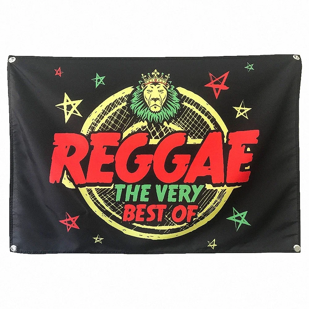 Music Theme Four Holes Wall Hanging Hip Hop Reggae Signboard Flag & Banner Rock Music Stickers Canvas Painting Tapestry Wall Art
