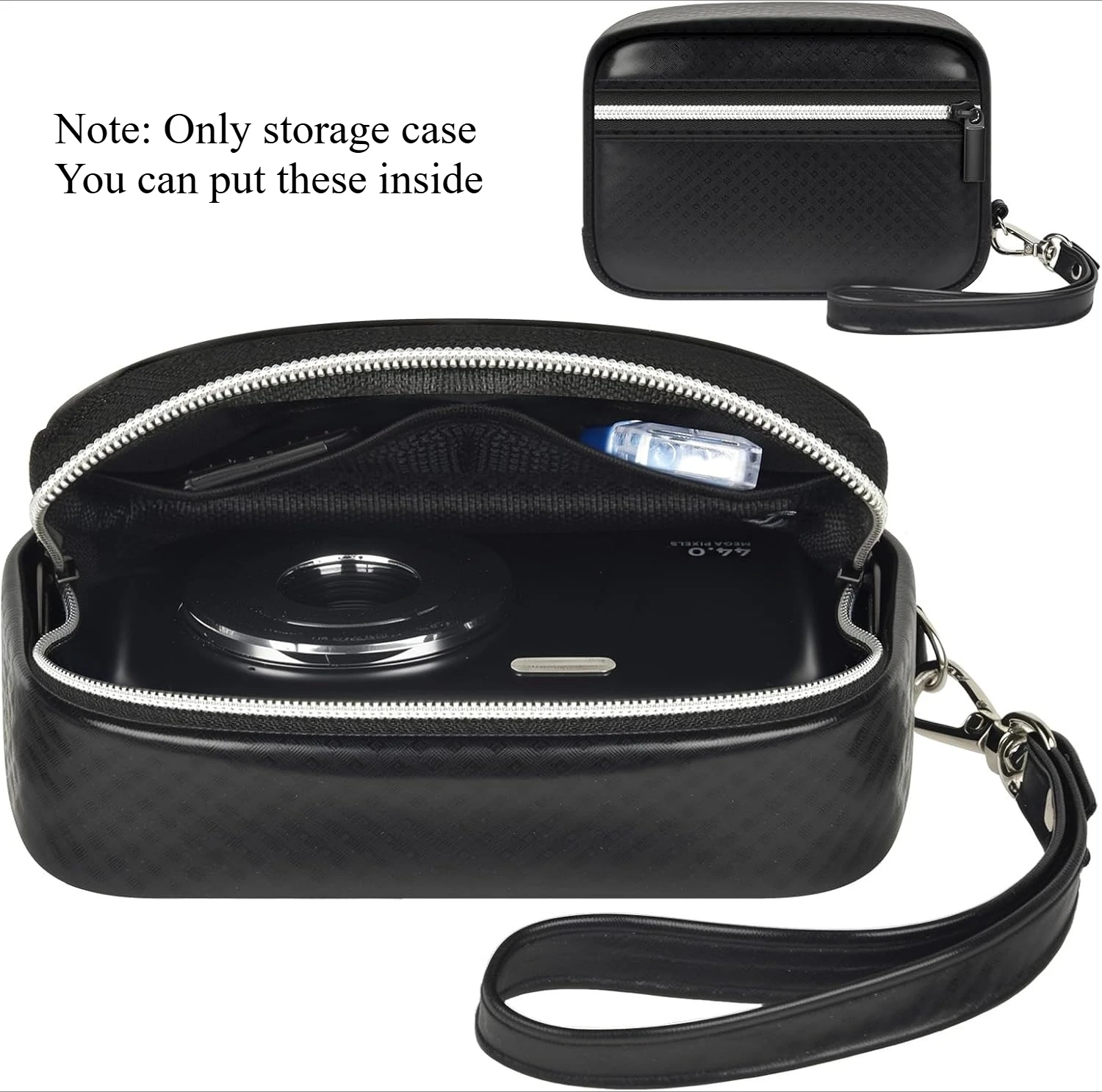 (CASE ONLY)Digital Camera Case for CAMKORY/for Kodak Pixpro fz55/ fz45/ for Canon PowerShot ELPH 180/190 Cameras. SD Card, Camer