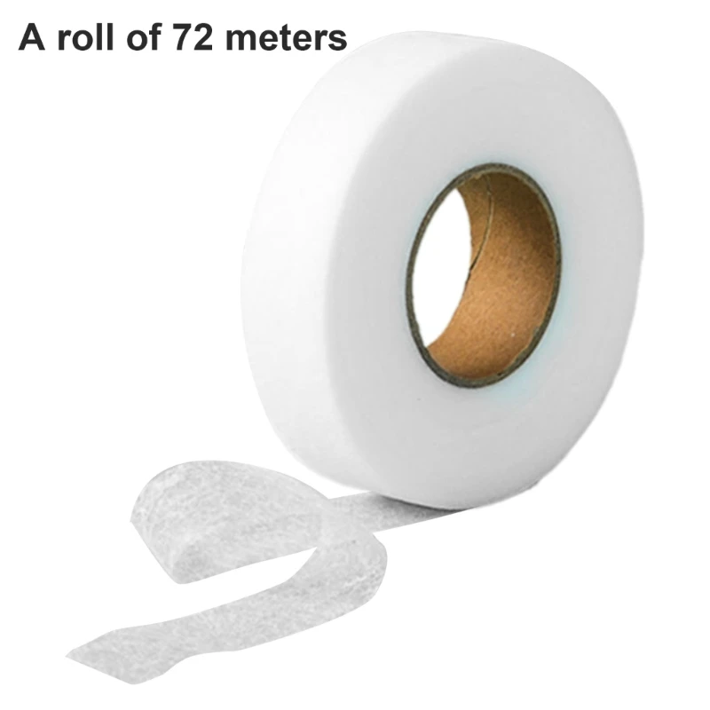 Cinta planchar 80 yardas, cinta para dobladillo, sin coser, ancho cinta 20mm 30mm, envío directo