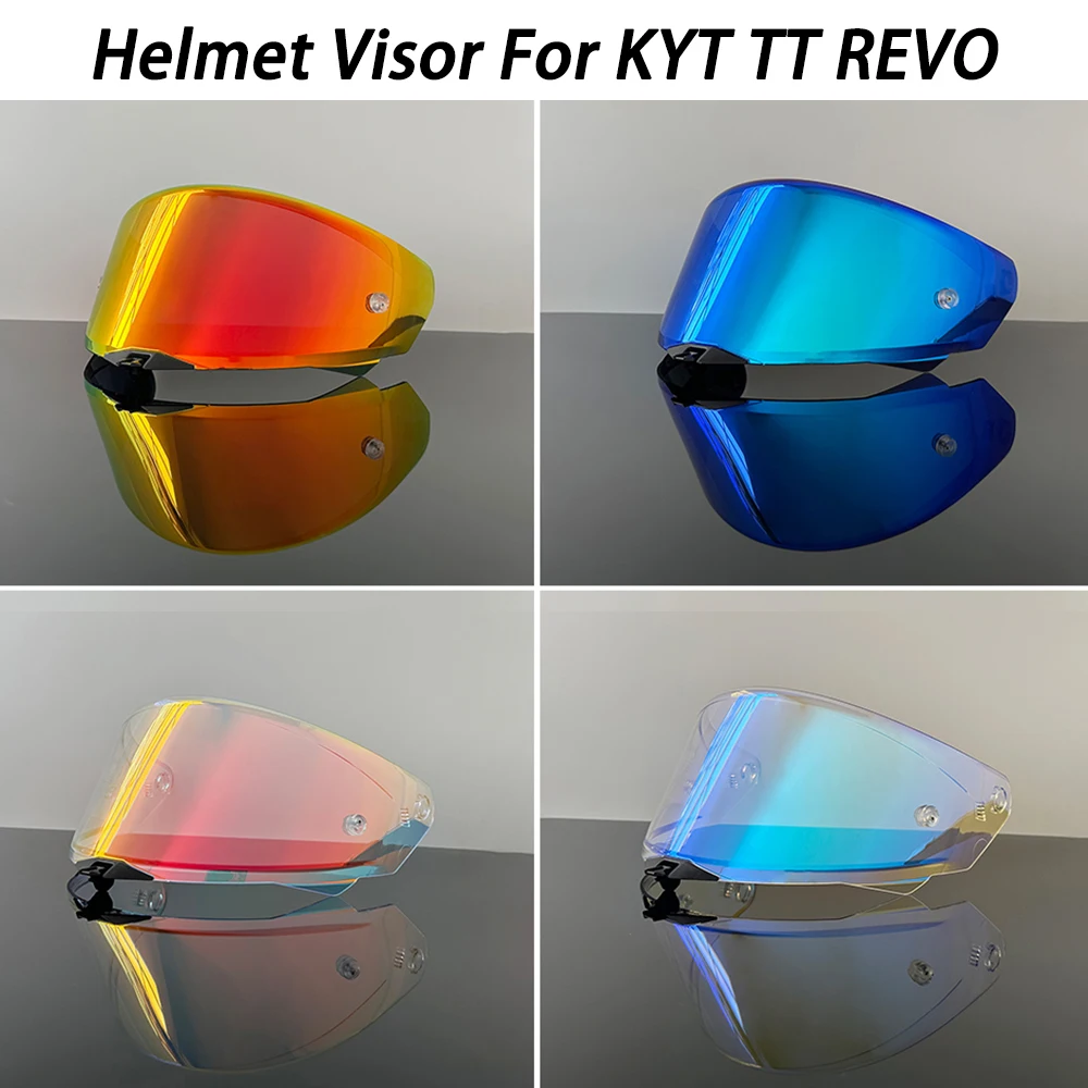 

Motorcycle Helmet Visor Clear Red Smoke For KYT TT REVO Helmet Shield Lens