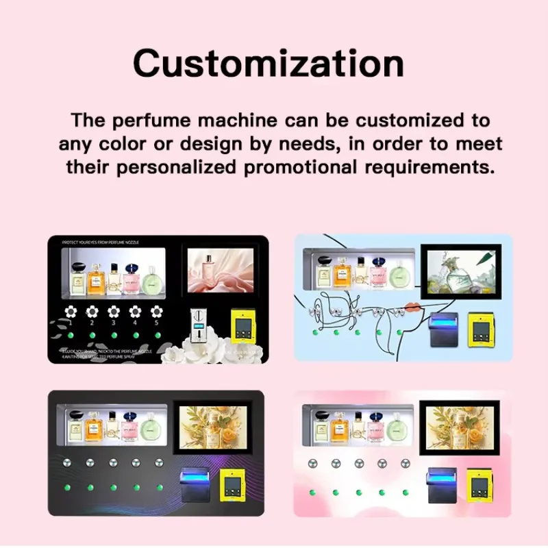 تخصيص آلة بيع العطور الأوتوماتيكية المثبتة على الحائط، آلة بيع العطور الصغيرة #5