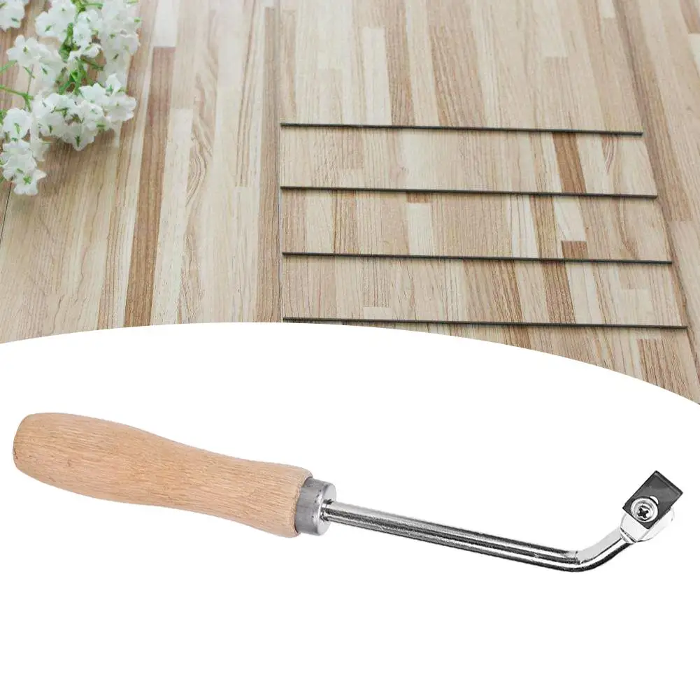 Faia Wood Grooving Gouge - Steel Slotting Knife, PVC Plastic Flooring Tools