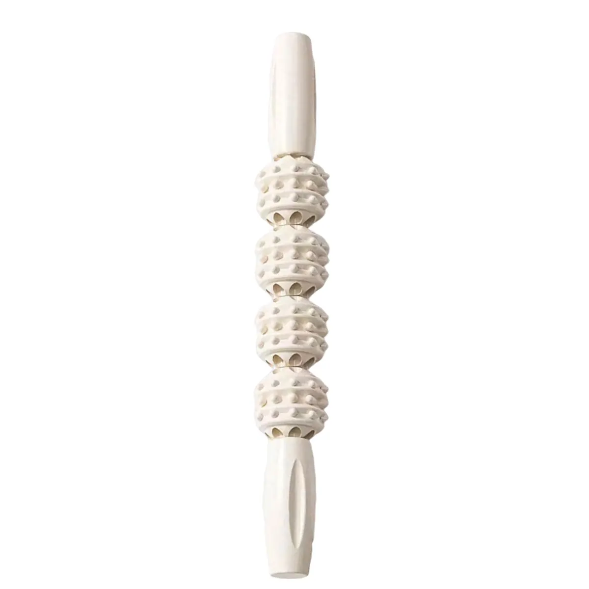 

1pc Massage Stick Roller Calf Muscle Massage Roller Cervical Neck Shoulder Back Muscle Relaxer Yoga Wolf Teeth Stick