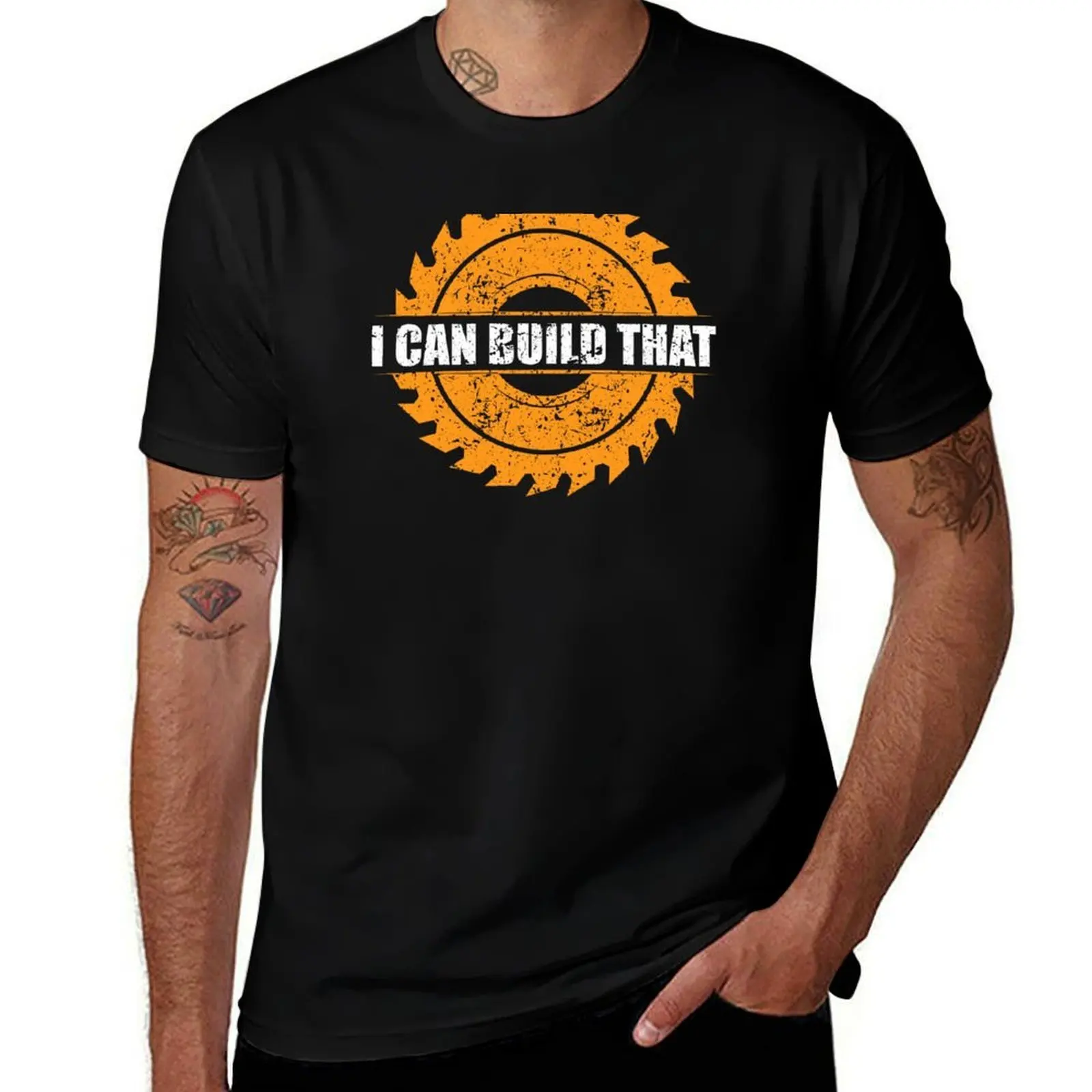 

Funny Carpenter I Can Build That Woodworkers T-Shirt for a boy baggy shirts Clothing vintage mens big and tall t shirts